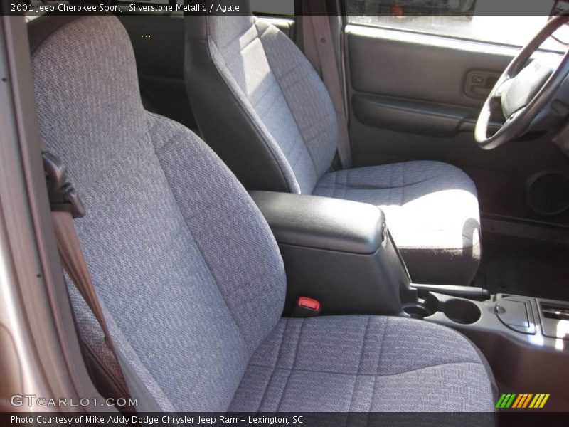 Silverstone Metallic / Agate 2001 Jeep Cherokee Sport
