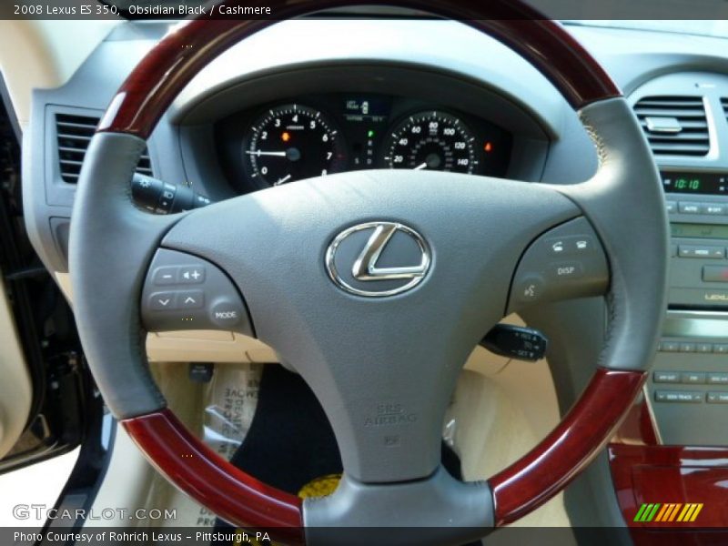 Obsidian Black / Cashmere 2008 Lexus ES 350