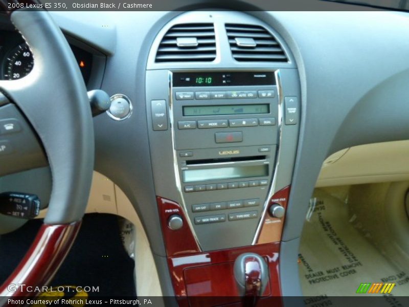 Obsidian Black / Cashmere 2008 Lexus ES 350
