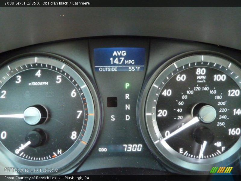 Obsidian Black / Cashmere 2008 Lexus ES 350