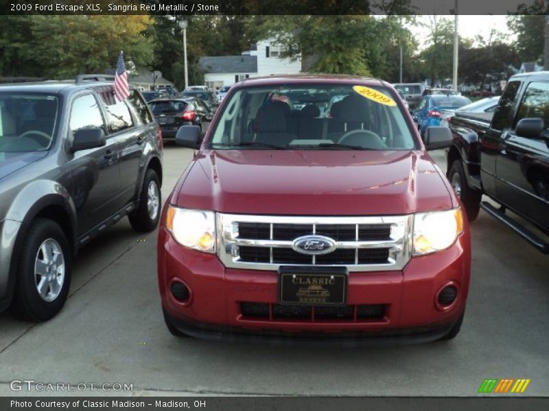 Sangria Red Metallic / Stone 2009 Ford Escape XLS