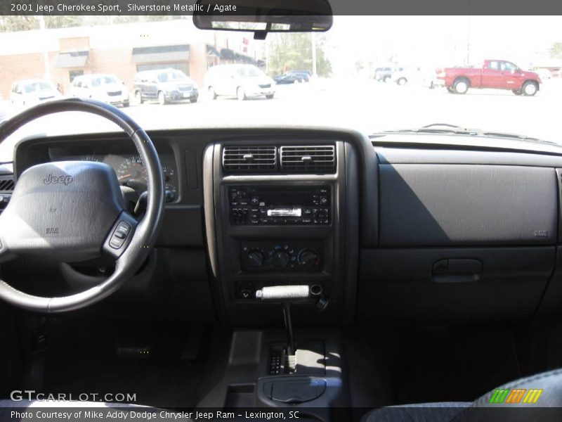Silverstone Metallic / Agate 2001 Jeep Cherokee Sport