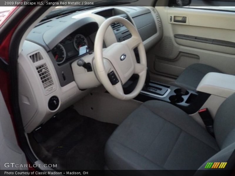 Sangria Red Metallic / Stone 2009 Ford Escape XLS