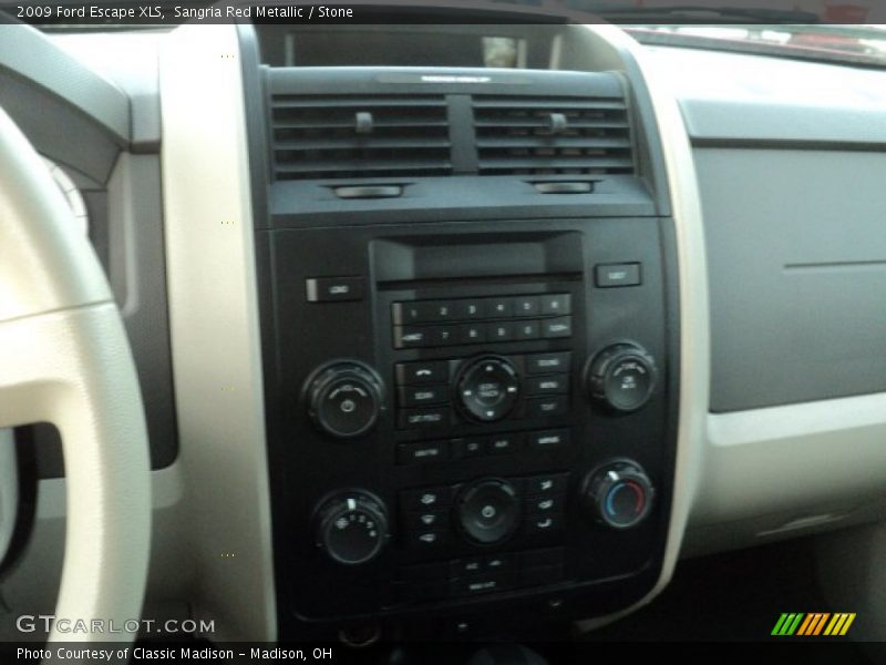Sangria Red Metallic / Stone 2009 Ford Escape XLS