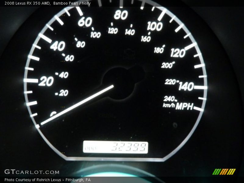 Bamboo Pearl / Ivory 2008 Lexus RX 350 AWD