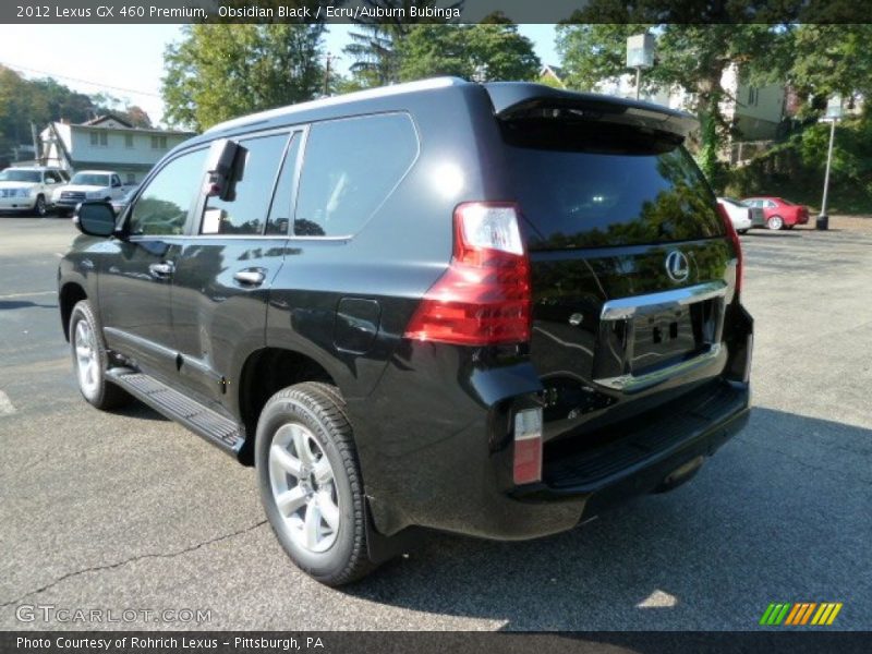 Obsidian Black / Ecru/Auburn Bubinga 2012 Lexus GX 460 Premium