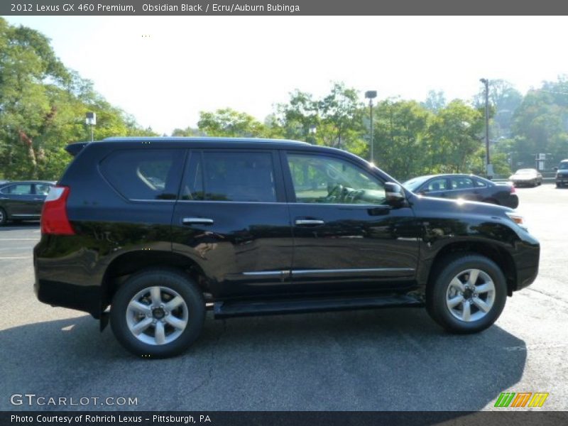 Obsidian Black / Ecru/Auburn Bubinga 2012 Lexus GX 460 Premium