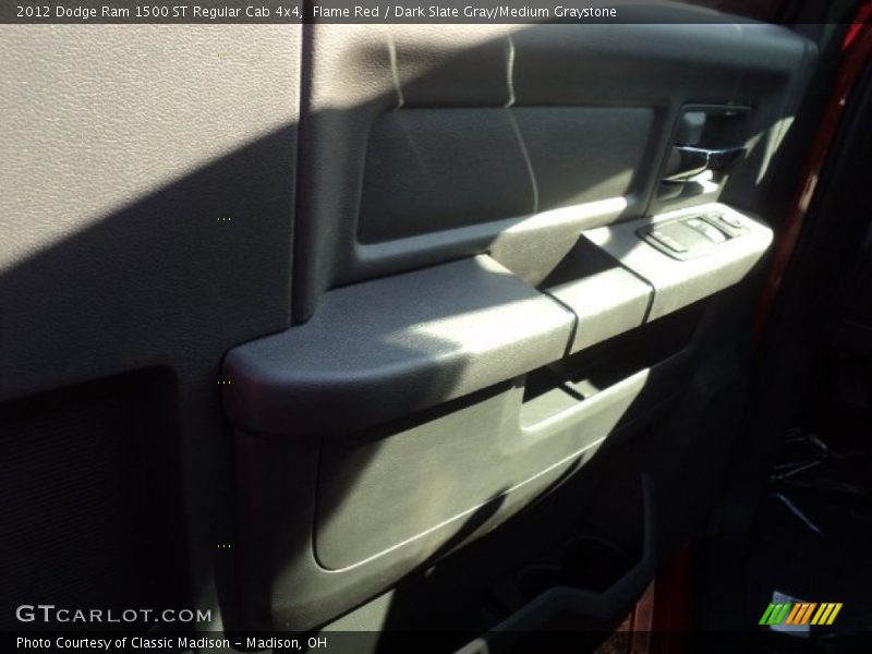 Flame Red / Dark Slate Gray/Medium Graystone 2012 Dodge Ram 1500 ST Regular Cab 4x4