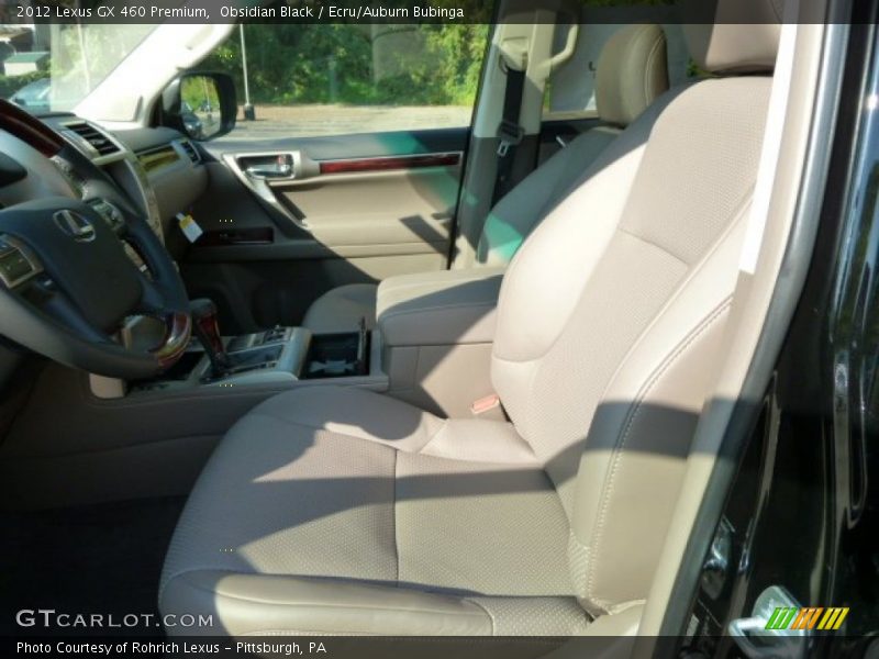 Obsidian Black / Ecru/Auburn Bubinga 2012 Lexus GX 460 Premium