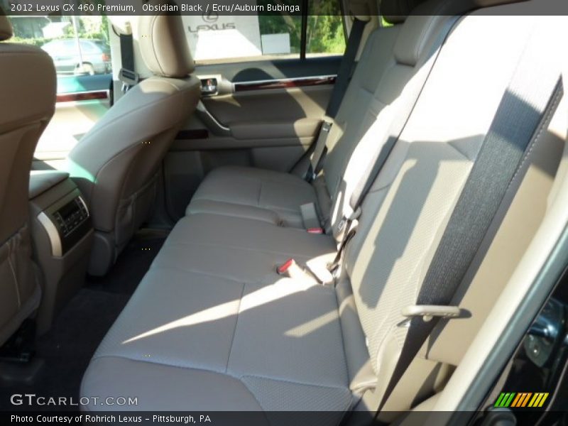 Obsidian Black / Ecru/Auburn Bubinga 2012 Lexus GX 460 Premium