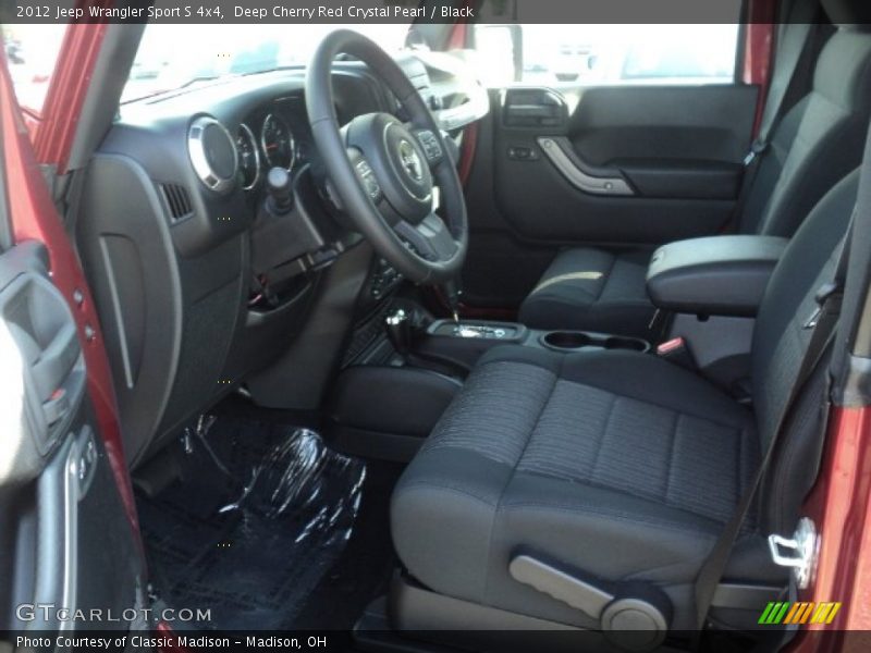Deep Cherry Red Crystal Pearl / Black 2012 Jeep Wrangler Sport S 4x4