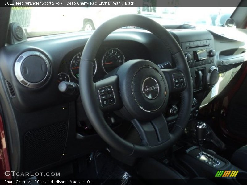 Deep Cherry Red Crystal Pearl / Black 2012 Jeep Wrangler Sport S 4x4