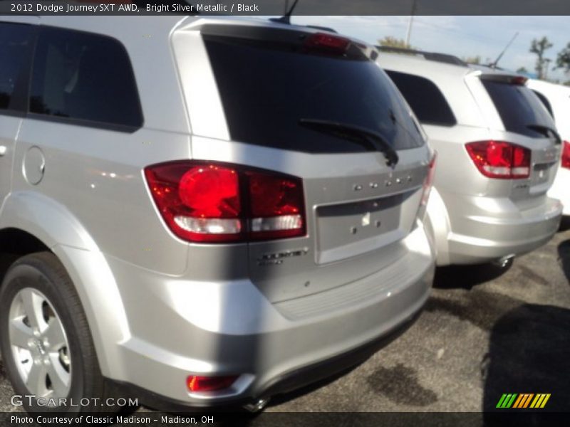 Bright Silver Metallic / Black 2012 Dodge Journey SXT AWD