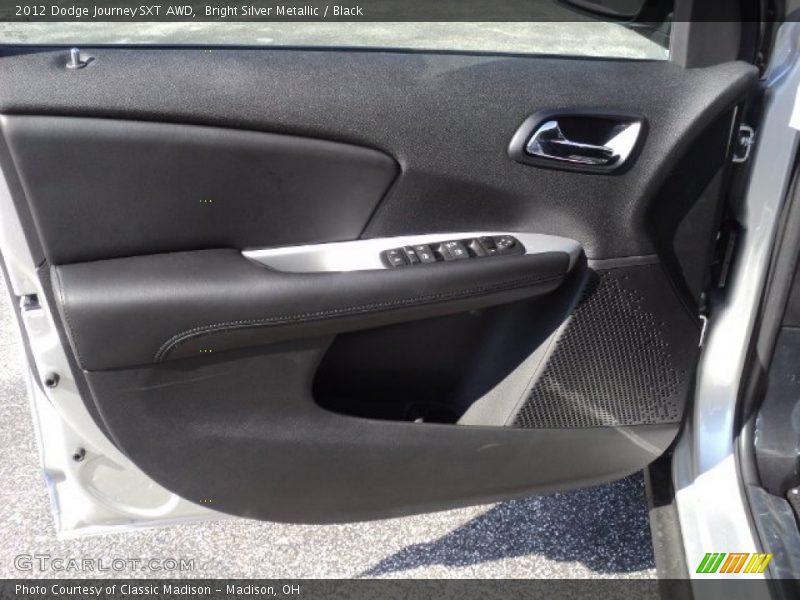 Bright Silver Metallic / Black 2012 Dodge Journey SXT AWD