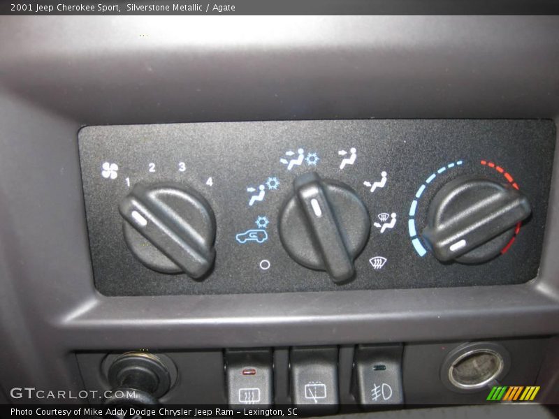 Silverstone Metallic / Agate 2001 Jeep Cherokee Sport