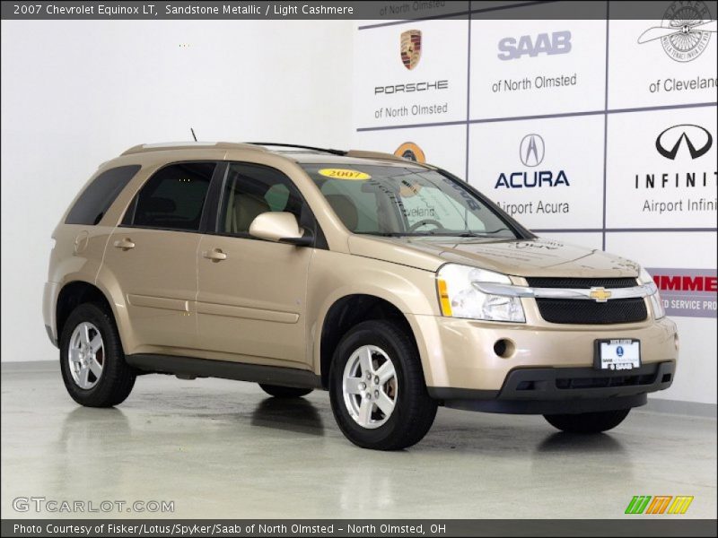Sandstone Metallic / Light Cashmere 2007 Chevrolet Equinox LT