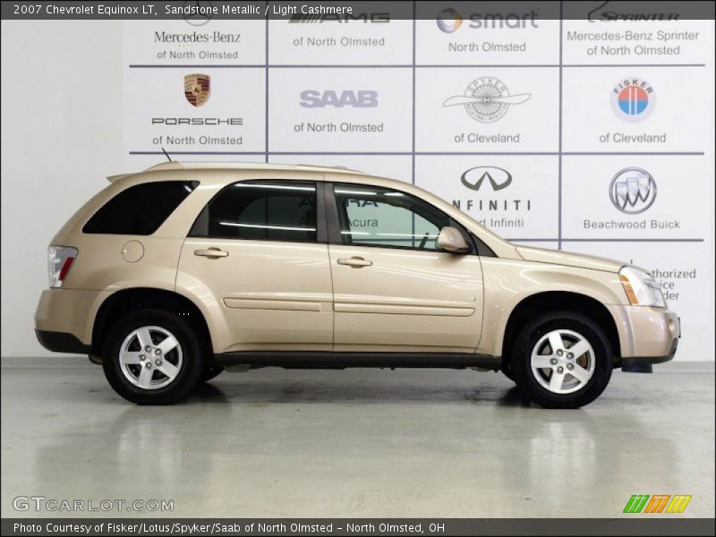 Sandstone Metallic / Light Cashmere 2007 Chevrolet Equinox LT