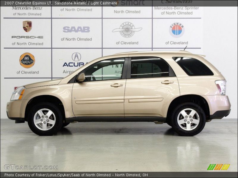 Sandstone Metallic / Light Cashmere 2007 Chevrolet Equinox LT