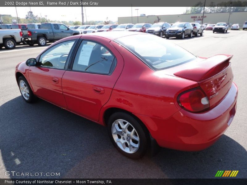 Flame Red / Dark Slate Gray 2002 Dodge Neon ES