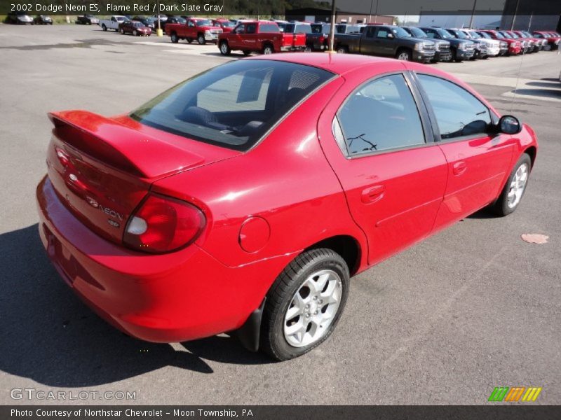 Flame Red / Dark Slate Gray 2002 Dodge Neon ES