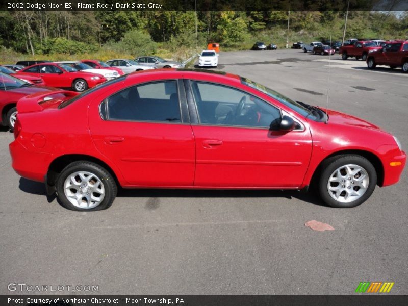 Flame Red / Dark Slate Gray 2002 Dodge Neon ES