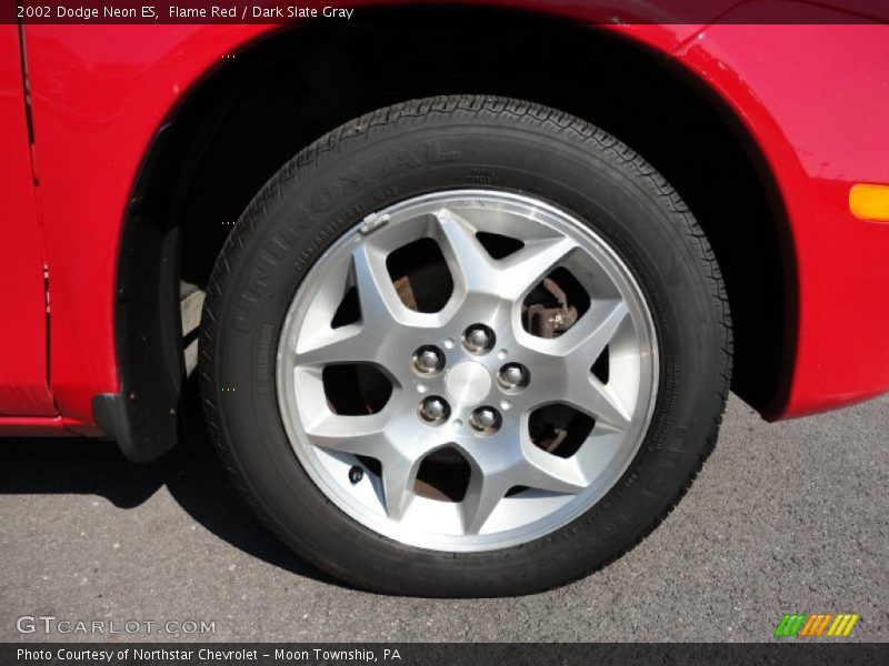 Flame Red / Dark Slate Gray 2002 Dodge Neon ES