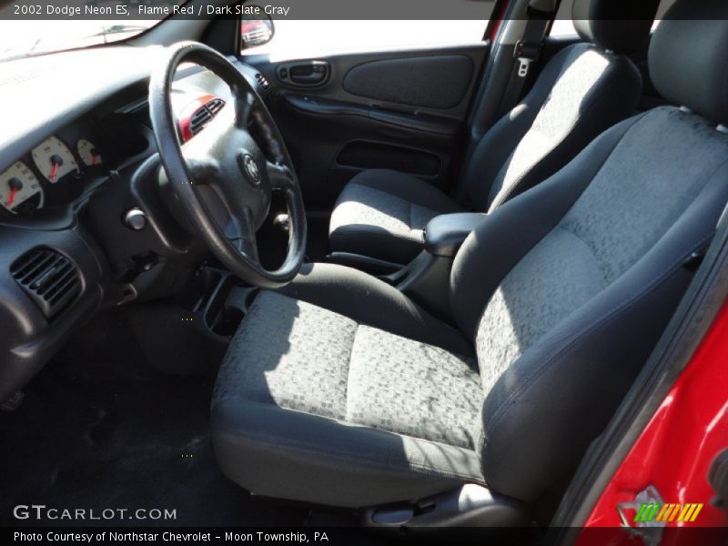 Flame Red / Dark Slate Gray 2002 Dodge Neon ES