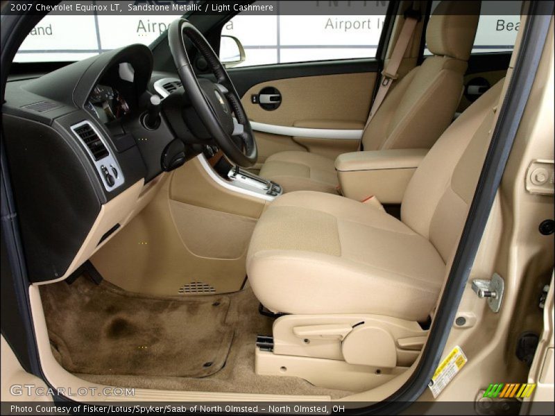 Sandstone Metallic / Light Cashmere 2007 Chevrolet Equinox LT