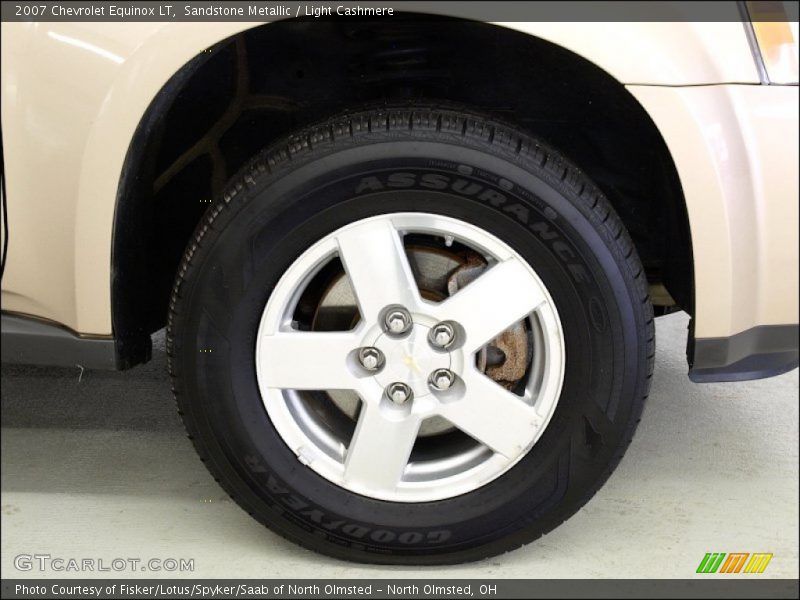 Sandstone Metallic / Light Cashmere 2007 Chevrolet Equinox LT