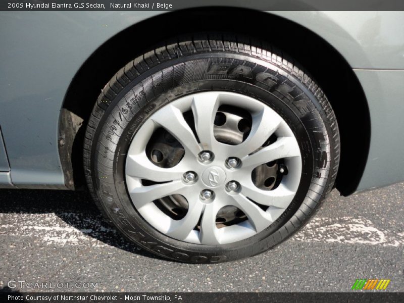 Natural Khaki / Beige 2009 Hyundai Elantra GLS Sedan