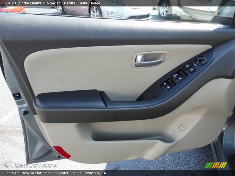 Natural Khaki / Beige 2009 Hyundai Elantra GLS Sedan