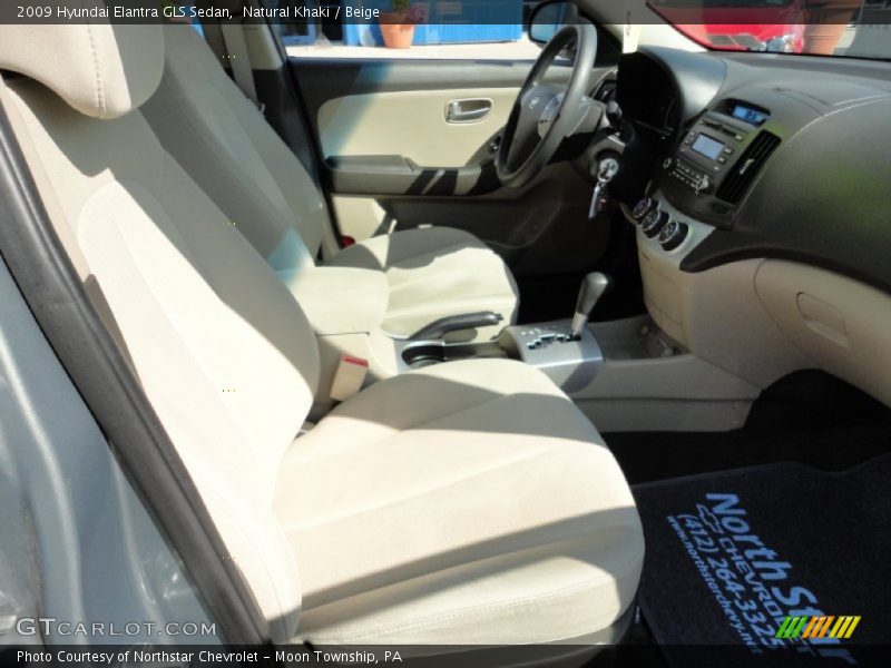 Natural Khaki / Beige 2009 Hyundai Elantra GLS Sedan