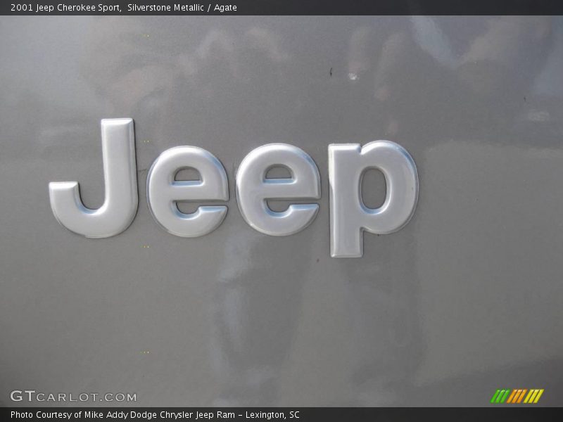 Silverstone Metallic / Agate 2001 Jeep Cherokee Sport