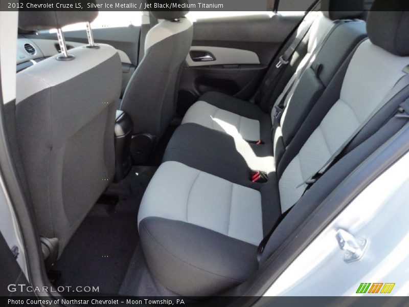 Silver Ice Metallic / Jet Black/Medium Titanium 2012 Chevrolet Cruze LS