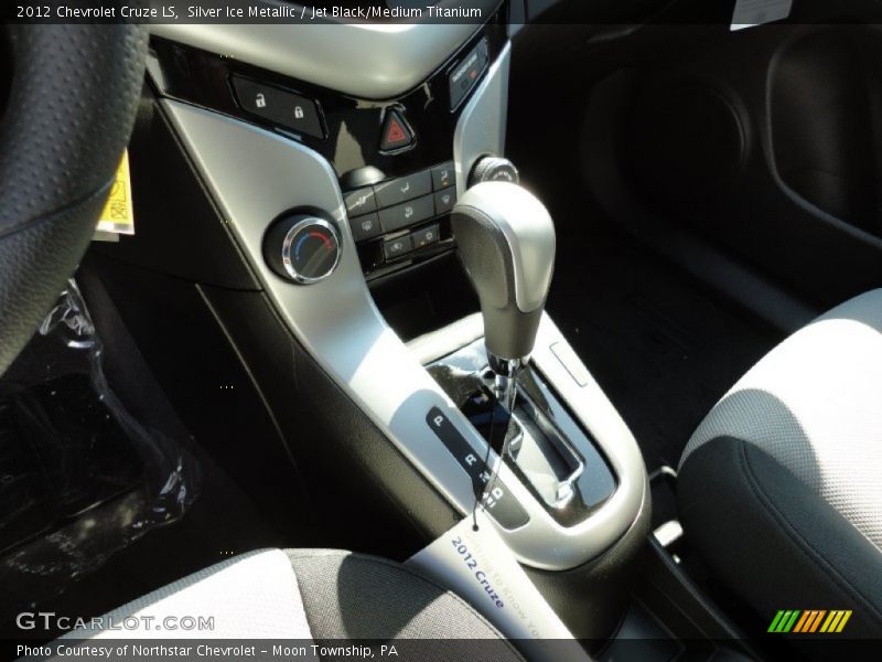 Silver Ice Metallic / Jet Black/Medium Titanium 2012 Chevrolet Cruze LS