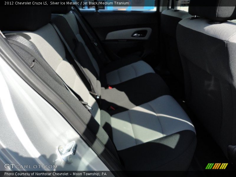 Silver Ice Metallic / Jet Black/Medium Titanium 2012 Chevrolet Cruze LS