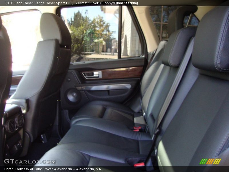 Zermatt Silver / Ebony/Lunar Stitching 2010 Land Rover Range Rover Sport HSE