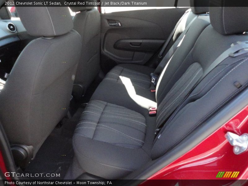 Crystal Red Tintcoat / Jet Black/Dark Titanium 2012 Chevrolet Sonic LT Sedan