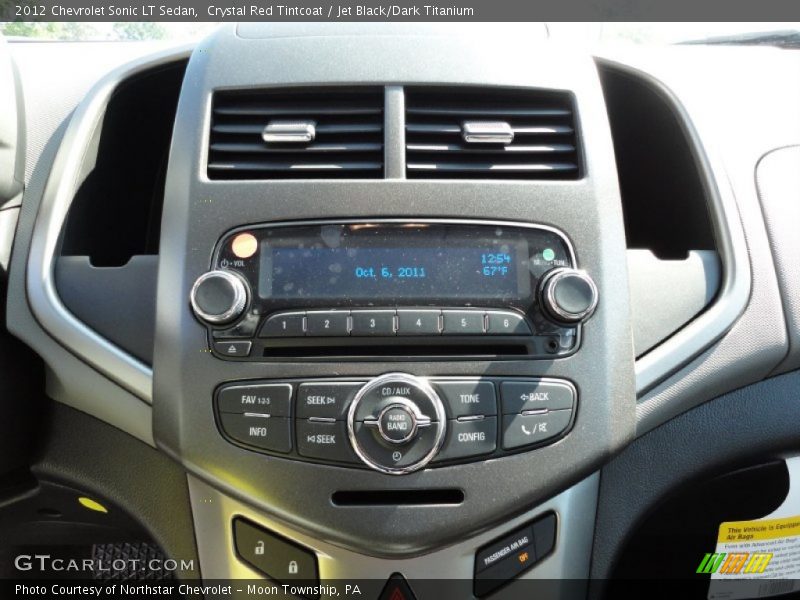 Controls of 2012 Sonic LT Sedan