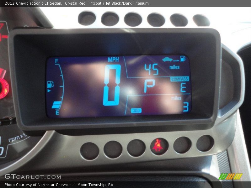  2012 Sonic LT Sedan LT Sedan Gauges