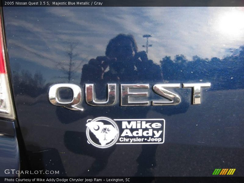 Majestic Blue Metallic / Gray 2005 Nissan Quest 3.5 S