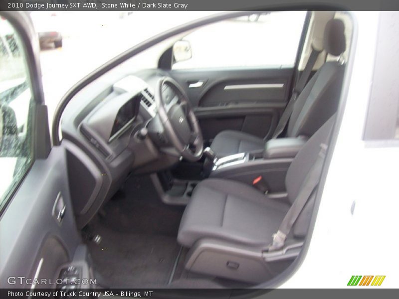 Stone White / Dark Slate Gray 2010 Dodge Journey SXT AWD