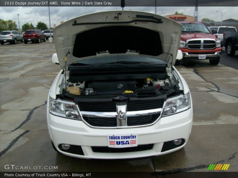 Stone White / Dark Slate Gray 2010 Dodge Journey SXT AWD