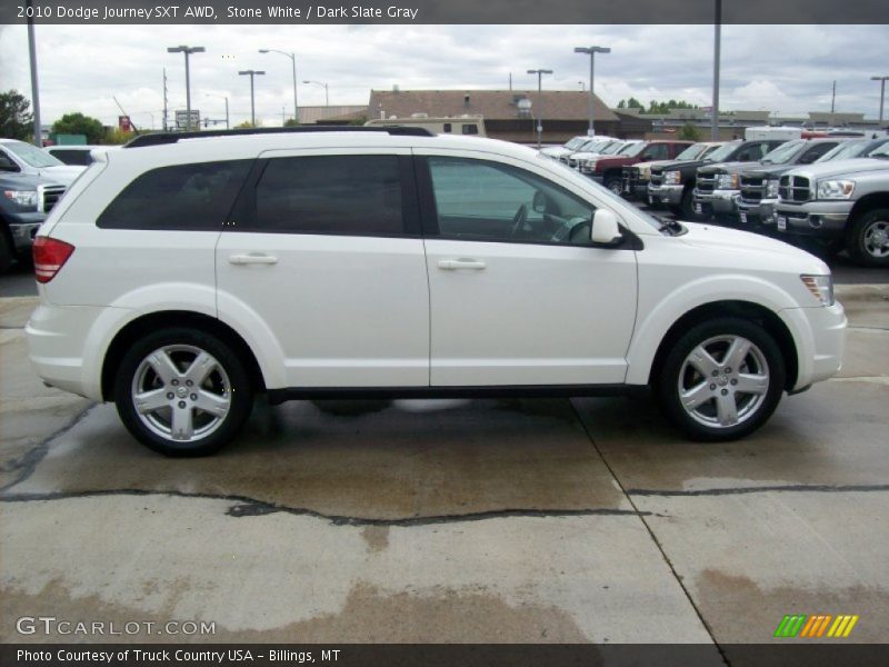 Stone White / Dark Slate Gray 2010 Dodge Journey SXT AWD
