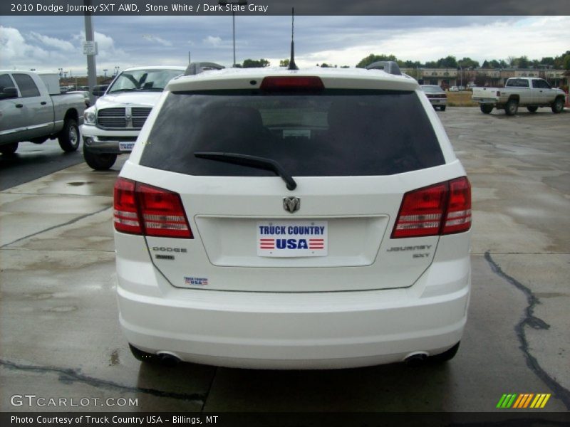 Stone White / Dark Slate Gray 2010 Dodge Journey SXT AWD