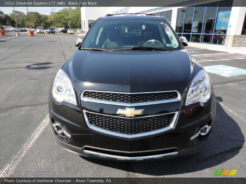 Black / Jet Black 2012 Chevrolet Equinox LTZ AWD
