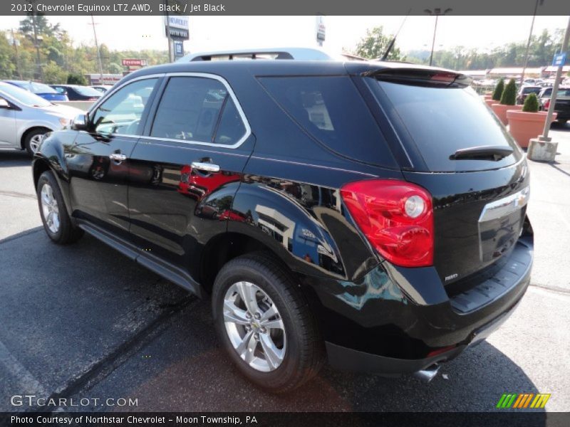 Black / Jet Black 2012 Chevrolet Equinox LTZ AWD