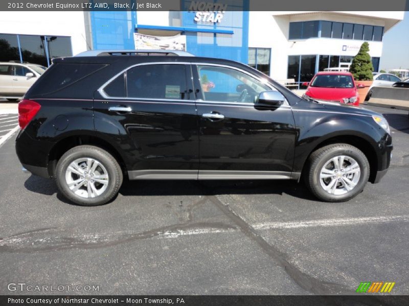 Black / Jet Black 2012 Chevrolet Equinox LTZ AWD