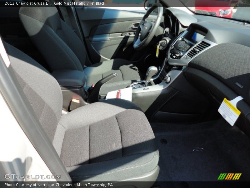 Gold Mist Metallic / Jet Black 2012 Chevrolet Cruze LT