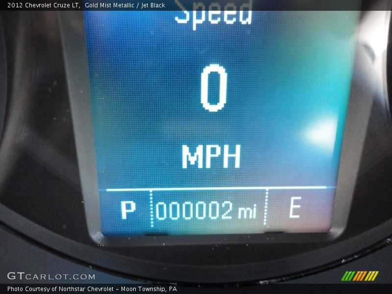Gold Mist Metallic / Jet Black 2012 Chevrolet Cruze LT